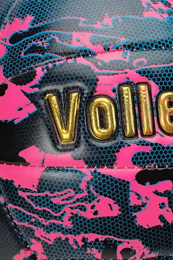 Волейбольный мяч с принтом MEIDA M500-14 мяч для игр и тренировок материал ТПУ 5 размер Розовый с золотом - фото 2