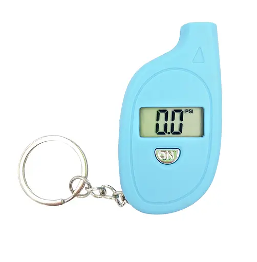 Манометр (тестер давления шин) цифровой LCD дисплей голубой (G0001639) - фото 5