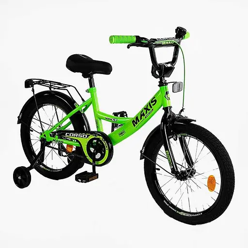 Велосипед 20" 2-х колёсный CL-20457 CORSO MAXIS, ручной тормоз, звонок, доп. колёса, собран на 75%, в коробке (6800067204578) - фото 1