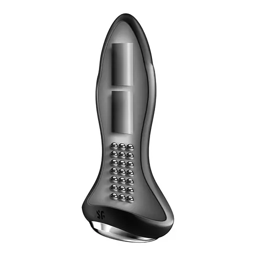 Анальна пробка Satisfyer Rotator Plug 1+ 12.8 см (чорний) - фото 3