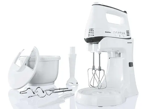 Ручной стационарный миксер с чашей, hand mixer set Silver Crest 300w - фото 2