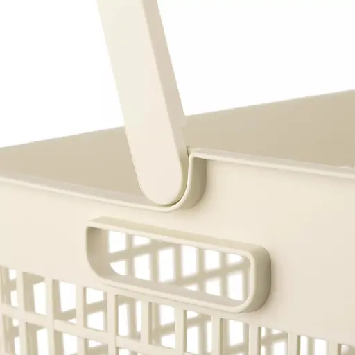 Корзина для белья Ardesto пластик PP 38x29.5x33 см 26 л бежевая (ARHC2402BG) - фото 7