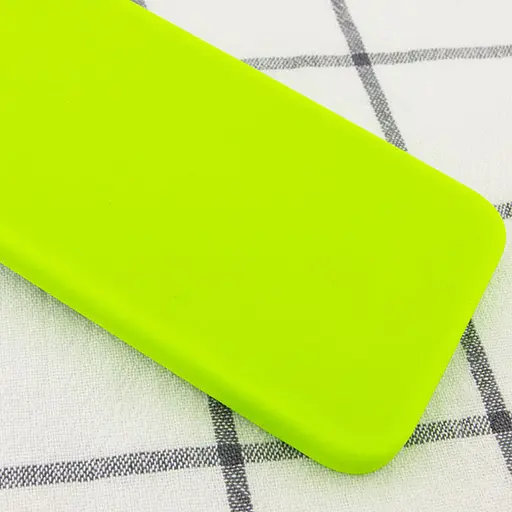 Чохол Epik Silicone Case Square Full Camera Protective AA NOLOGO для Apple iPhone 11 Pro 5.8 Салатовий/Neon green - фото 2