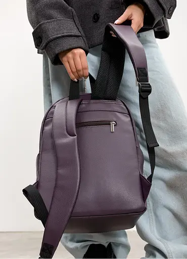 Жіночий рюкзак Sambag Talary оксамитовий 35 х 25 х 12 см (35312022) - фото 5