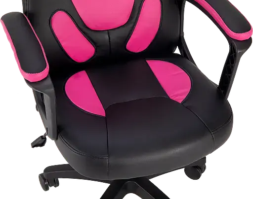 Геймерское детское кресло GT Racer черное с розовым (X-1414 Black/Pink) - фото 5