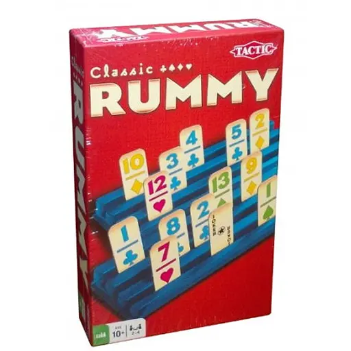 Настольная игра Tactic Румми дорожная версия (Руммикуб, Rummy compact) (02743) - фото 1