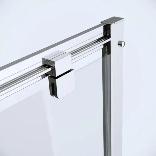 Душевые двери Cersanit Zip Pivot 900x190 S154-006, универсальные, прозрачный, хром - фото 3