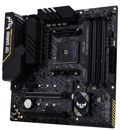 Материнская плата ASUS TUF Gaming B450M-Pro II (TUF Gaming B450M-Pro II) (Socket AM4, AMD B450, Micro-ATX) Б/у - фото 2