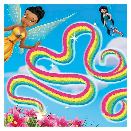 Лабиринты с наклейками "Феи" Дисней 1249003, 450 наклеек - фото 3