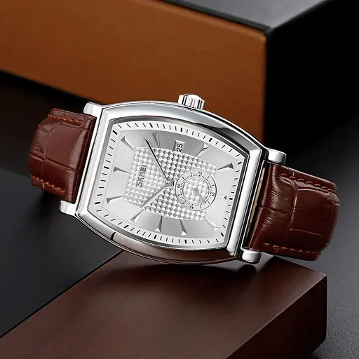 Наручний годинник чоловічий 9306SISI Silver-Silver Skmei acs0030936 - фото 3