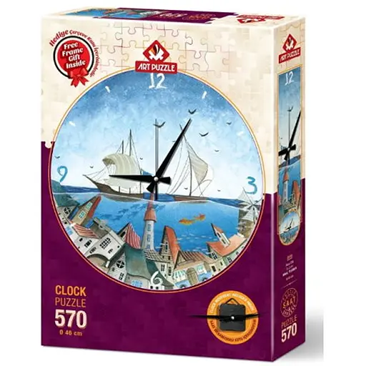 Пазл Art Puzzle Часы Аква Сити 570 эл. (5103) - фото 1