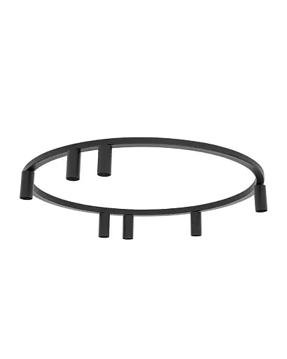 Люстра Nowodvorski 11944 Fourty Round GU10 R35 7x10W IP20 чорна - фото 1