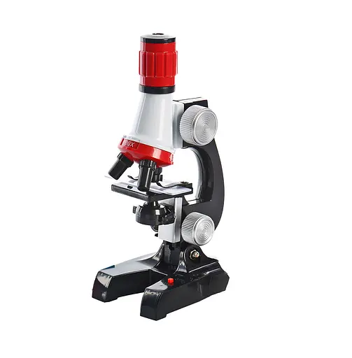 Мікроскоп SK 0008 21см, світло, пробірки, скла, в коробці (6903317259724) - фото 1