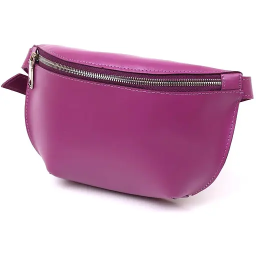 Шкіряна жіноча сумка бананка Shvigel 23х13х5 см sum0020186 - фото 1