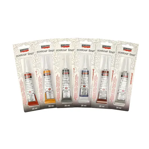 Контур универсальный Pentart металлик 20 мл - фото 2