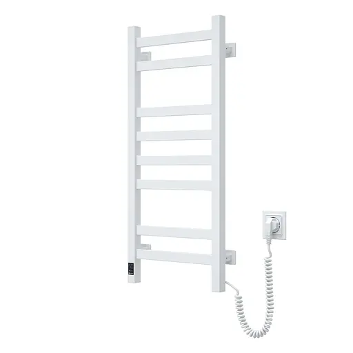 Електрична рушникосушка Navin Авангард 360x800 Sensor правобічна з таймером, біла 00-044050-5080, Білий, Праве, Електронний - фото 3