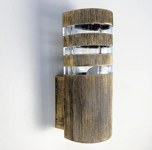 Настінний вуличний ліхтар під лампу Line F | Арт. 8021-1W BG - фото 3