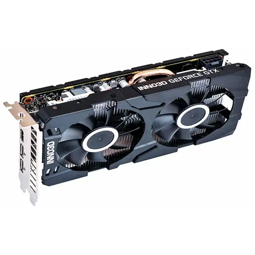 Відеокарта Inno3D GTX 1660Ti Twin X2 6GB (N166T2-06D6-1710VA15) (GDDR6, 192 bit, PCI-E 3.0 x16) Б/в - фото 3