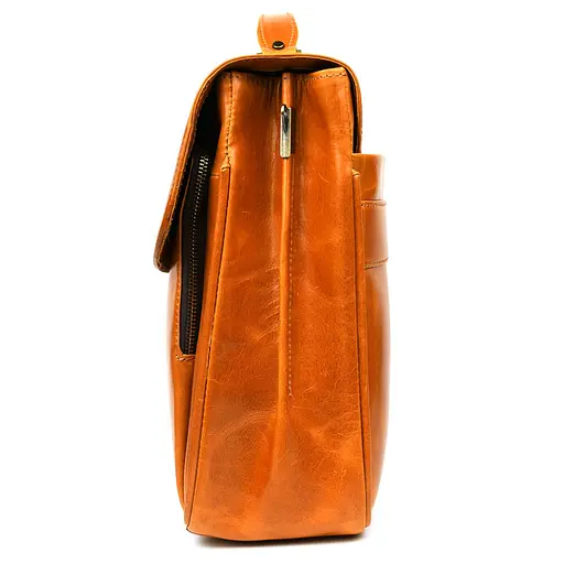 Кожаный мужской портфель на два отделения TARWA 41х31.5х12 см sum0028398 - фото 6