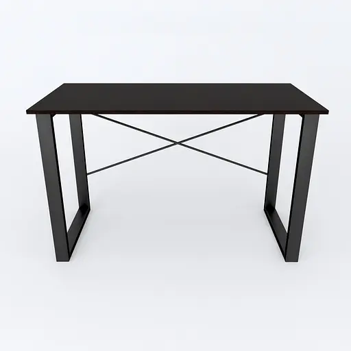 Письмовий стіл Ferrum-decor Драйв 750x1400x700 Чорний метал ДСП Венге Магія 16 мм (FRD-105370) - фото 3