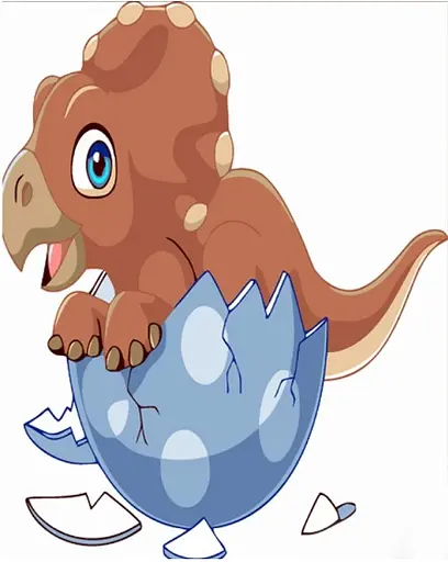 Набор для росписи по номерам Рождение дракончика, Strateg, 30x30 см, ES153