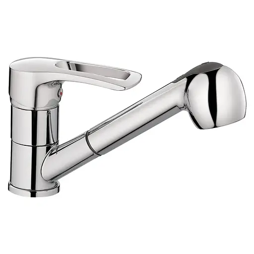 Змішувач для кухні з висувним виливом Haiba Hansberg 014 HB0208 Хром - фото 1