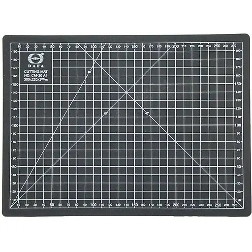 Коврик Dafa самовосстановительный 30×22×0.3 см черный - фото 1