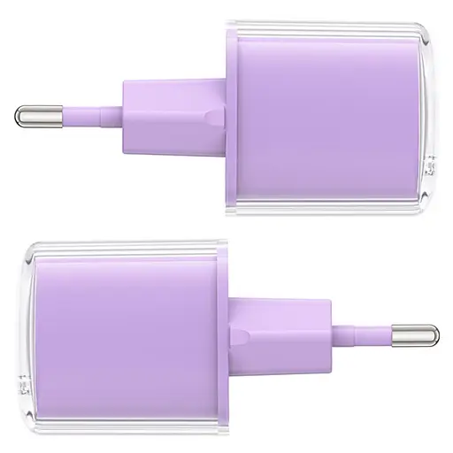 МЗП Acefast A53 Sparkling series PD30W GaN (1USB-C) Alfalfa purple - фото 4