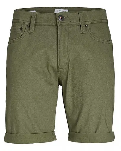 Шорти чоловічі джинсові Jack & Jones S W30" (JPSTRICK JJSHORTS AKM DUSTY OLIVE)