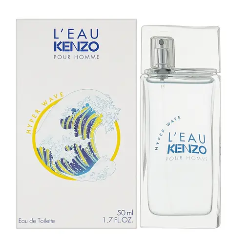 Оригінал Kenzo L'Eau Hyper Wave Pour Homme 50 мл туалетна вода - фото 1