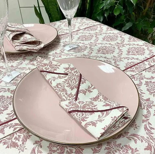 Серветка Прованс Avantime, 40х40 см, Версаль, бордо (17315)