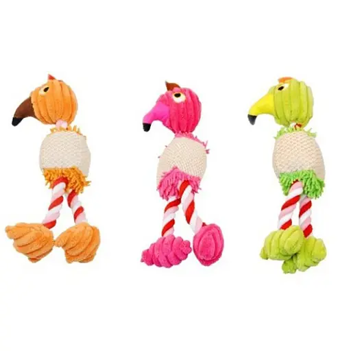 Игрушка для собак Expert плюшевые птицы на канате: гриф 28 см