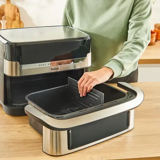 Аэрогриль Tefal Dual Easy Fry Flex 2700 Вт черный (EY922DE0) - фото 7