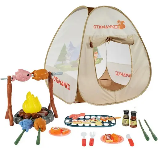 Детский игровой набор для кемпинга "Путешествуй и готовь" OTAMANKO CA005, 35 элементов - фото 1