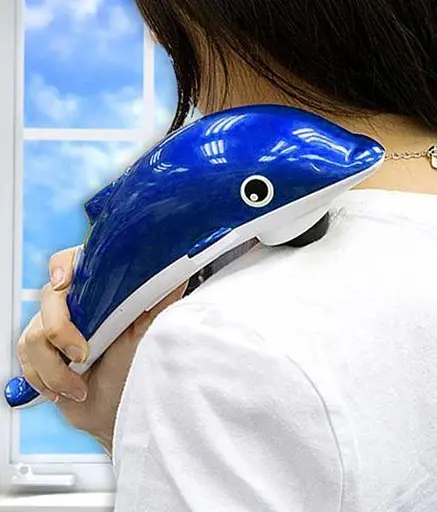 Ручний масажер Дельфін для тіла Dolphin Massager для схуднення масажу шиї - фото 9
