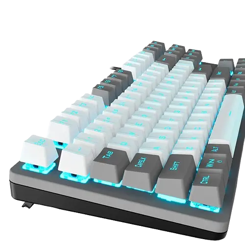 Клавіатура Aula F3287 Blue Switch White/Grey (6948391240688) - фото 2