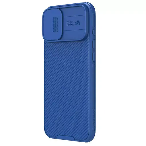 Карбонова накладка Nillkin CamShield Pro Magnetic для Apple iPhone 16, 6.1 Blue - фото 2