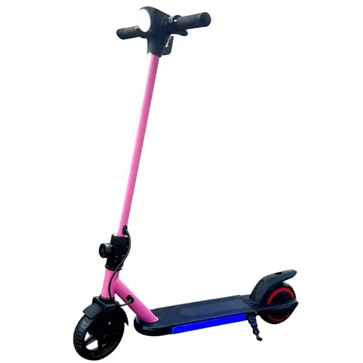 Детский электросамокат GIANT KIDS ES3 LED MAX | Розовый | С комбинированными тормозами и яркой LED подсветкой - фото 1