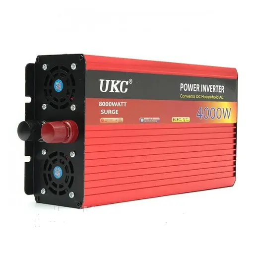 Преобразователь постоянного тока 4000W UCK-4000W AC/DC инвертор для автомобиля 12В-220В - фото 5