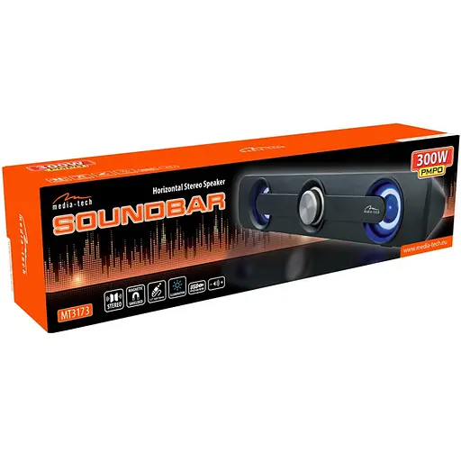 Акустична система 1.0 Media - Tech 5W, Bluetooth/AUX/ чорна - фото 3