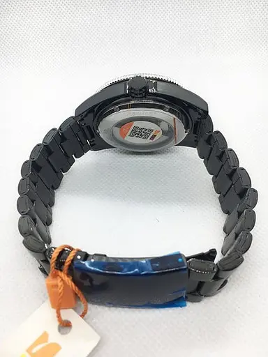 Мужские классические часы Skmei 9232 Черные на черном браслете - фото 4