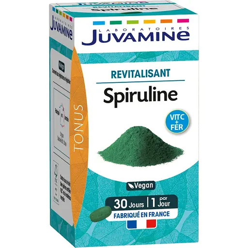 Натуральная добавка Juvamine Ревитализация Спирулина Ревитализация 30 таблеток