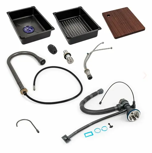 Кухонна мийка Platinum HANDMADE 75*45D (SP000039678) - фото 11