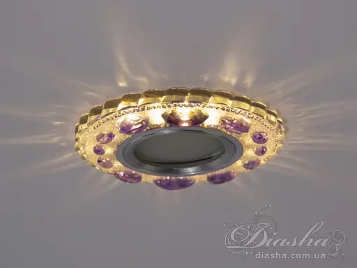 Розкішний, прикраса інтер`єру, точковий світильник з вбудованим світло - фото 3