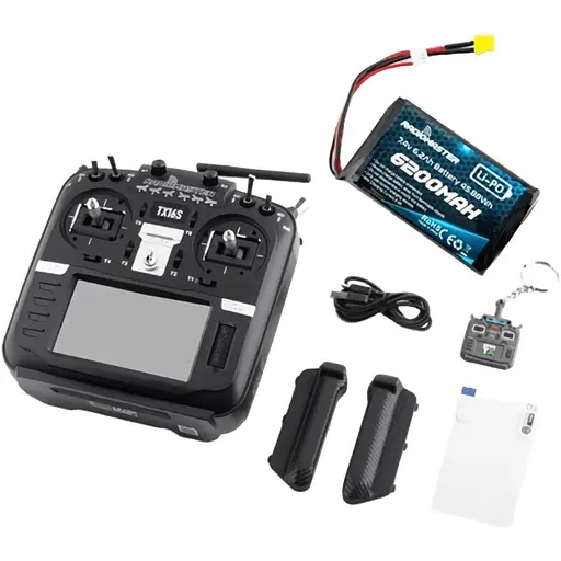 Пульт управления RadioMaster TX16S MKII 4в1 M2 с аккумулятором 2S Li-PO RadioMaster [137387] - фото 8