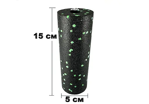 Масажний ролик EasyFit EPP 15х5 см салатовий (EF-2041-GN) - фото 3