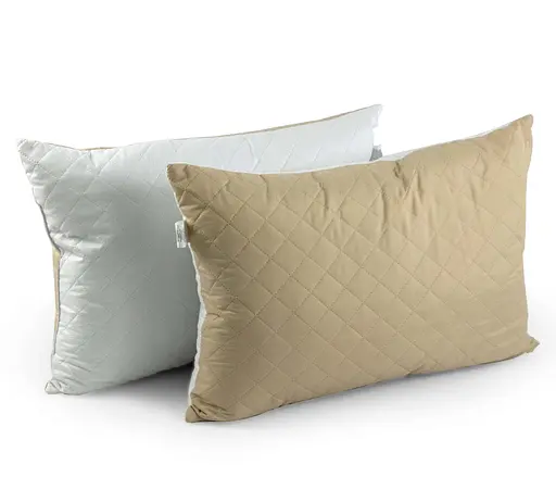 Подушка Руно 50х70 силиконовая стеганная "Бежевая" К_310.52С_Бежевый