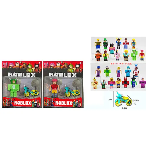 Герой Роблокс, висота 7 см, велосипед (В асортименті) - фото 2