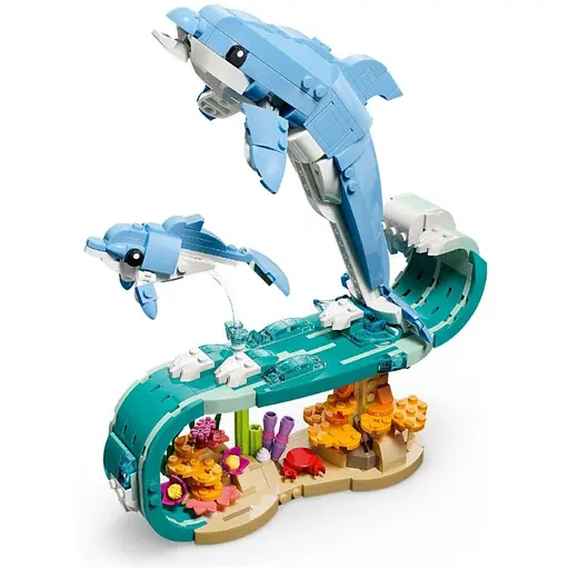 Конструктор LEGO Creator Морские животные: красивые дельфины 542 детали (31385) - фото 4