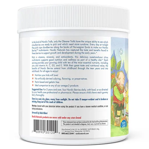 Вітаміни та мінерали Nordic Naturals Nordic Berries 120 желейок - фото 2